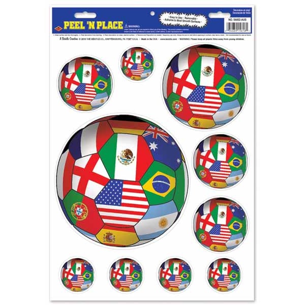 International Peel 'N Place Decorations