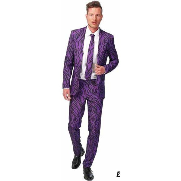 Suitmeister Men's Pimp Tiger Costume, Small