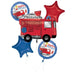 First Responders Happy Birthday Foil Balloon Bouquet