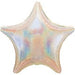 19-Inch Silver Dazzler Star Foil Balloon