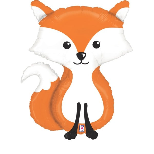 Woodland Fox 36-Inch Foil Balloon