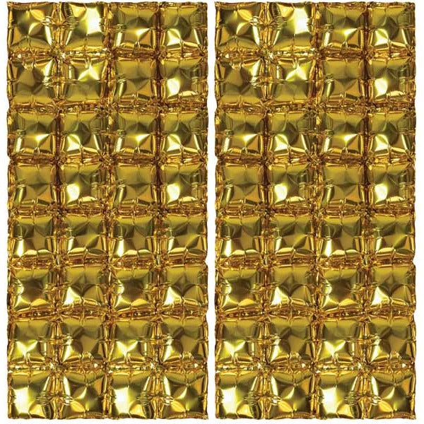 Gold Foil Balloon Backdrop, 2 Pack