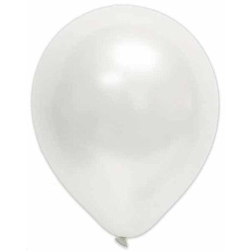 Trico 12" Pearl White Latex Balloons, 100 Pack