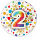 NUMBER BALLOONS "2" 18" 1/PKG