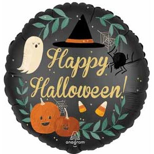 Nature in Night Halloween 18-Inch Round Foil Balloon