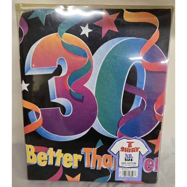 Birthday Pizazz 30th Birthday T-Shirt, XL
