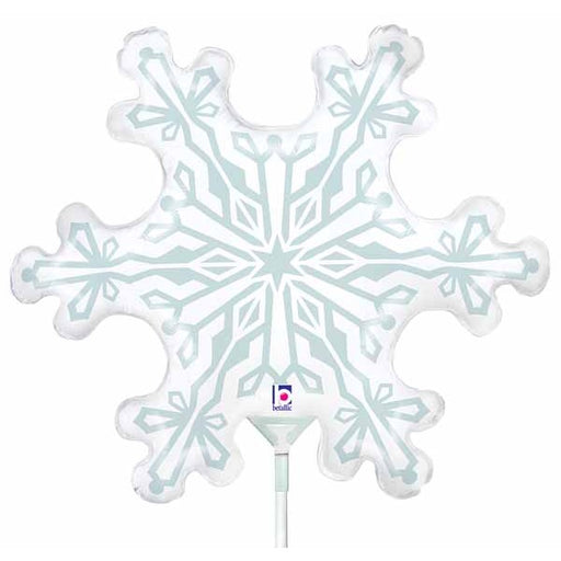 14-Inch Snowflake Mini Foil Balloon