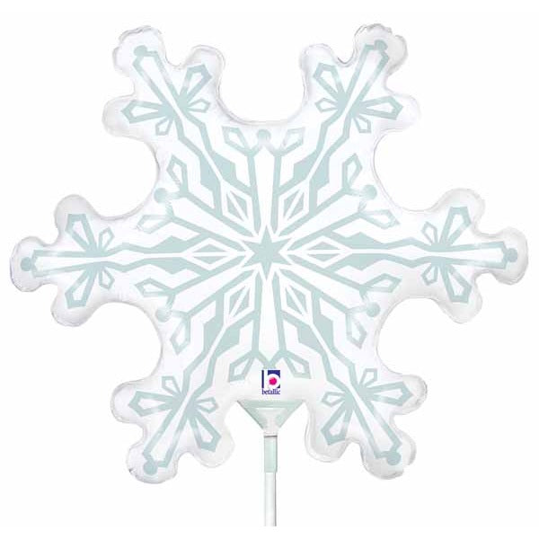 14-Inch Snowflake Mini Foil Balloon
