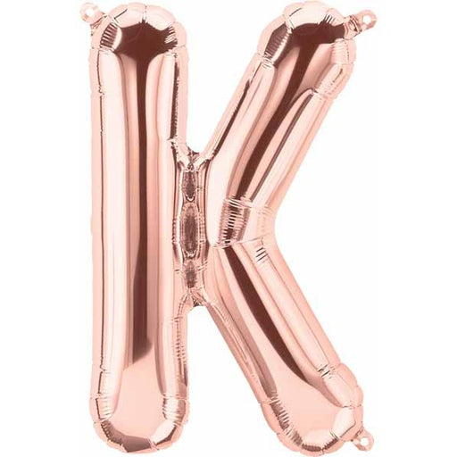 16" Rose Gold Letter K Balloon