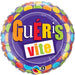 Guéris Vite Polka Dot Round Foil Balloon, 18 Inch