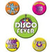 Disco Party Buttons, 5 Pack