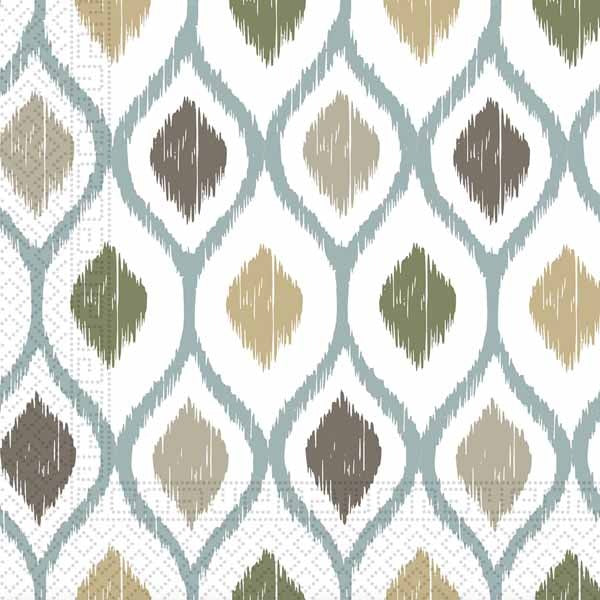 Boho Cells 3-Ply Luncheon Napkins, 20 Count