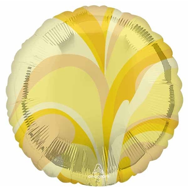 Gold Macro Marble 18" Round Foil Balloon