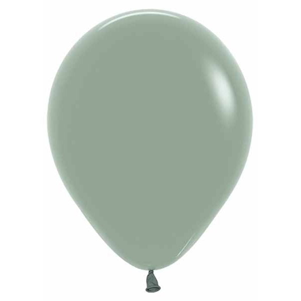 Pastel Dusk Laurel Green 11-Inch Latex Balloons, 100 Pack