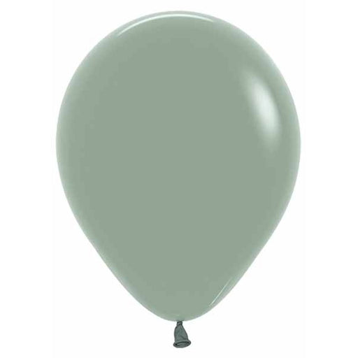 Pastel Dusk Laurel Green 5" Latex Balloons, 100 Count