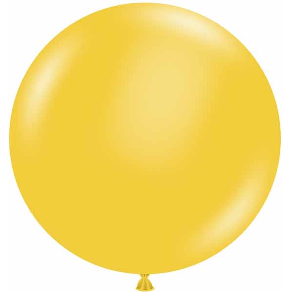 TUFTEX 24-Inch Goldenrod Latex Balloons, 25 Count