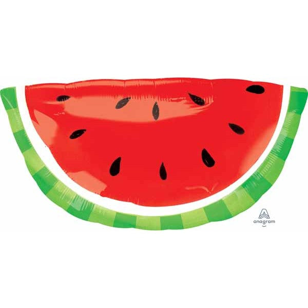 32 Inch Watermelon Slice SuperShape Foil Balloon