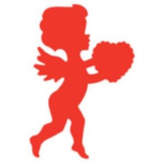 13-Inch Cupid Cutout Valentine's Day Decoration