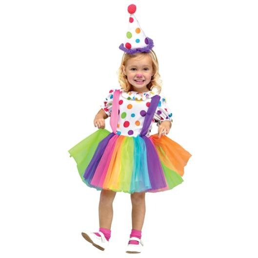 Big Top Fun Child Clown Costume, Size 4-6