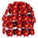 24-Inch Poinsettia Cascade Christmas Decoration