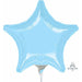 Pearl Pastel Blue Star Foil Balloon, 9 Inch