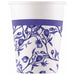 PAPER CUPS 7 OZ 8/PK BLUE PORCELAIN