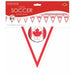 Canada Soccer Pennant Banner, 6 ft 6.75 in