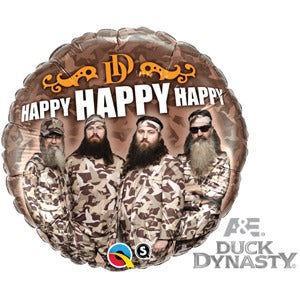 Duck Dynasty Happy Happy Happy 18-Inch Foil Balloon