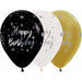 Sempertex Happy Birthday Radiant 11-Inch Latex Balloons, 50 Pack