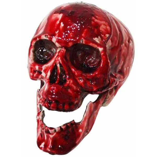 6.3-Inch Bloody Skull Halloween Decoration