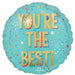 You're the Best Splash 18-Inch Round Foil Balloon
