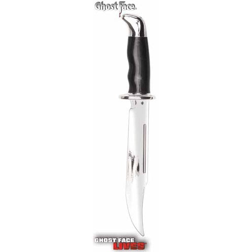 Ghost Face 13-Inch Chrome Bowie Knife Costume Prop