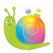 Happy Snail 27-Inch Shaped Foil Balloon
