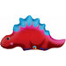 Cute Stegosaurus 21-Inch Shaped Foil Balloon