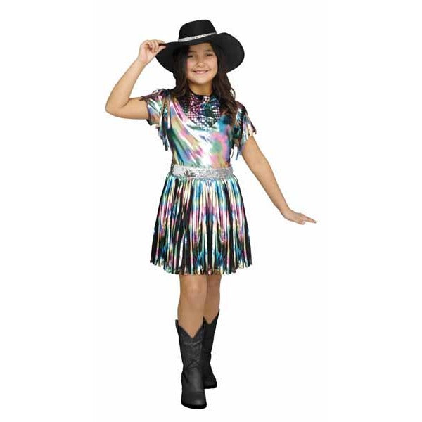 Disco Cowgirl Child Costume, Small (4/6)