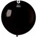 Gemar 31" Black Latex Balloon #014, 1 Count