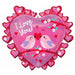 I Love You Birds 29-Inch Shaped Foil Balloon
