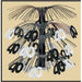 Black & Silver “40” Cascade Centerpiece, 18 Inches