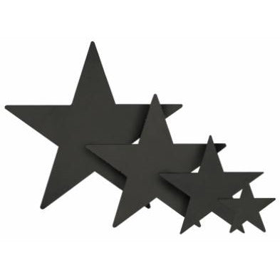 12-Inch Black Foil Star Decoration