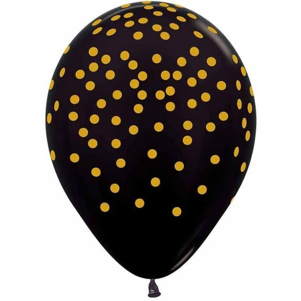 CONFETTI BLACK W/GLD