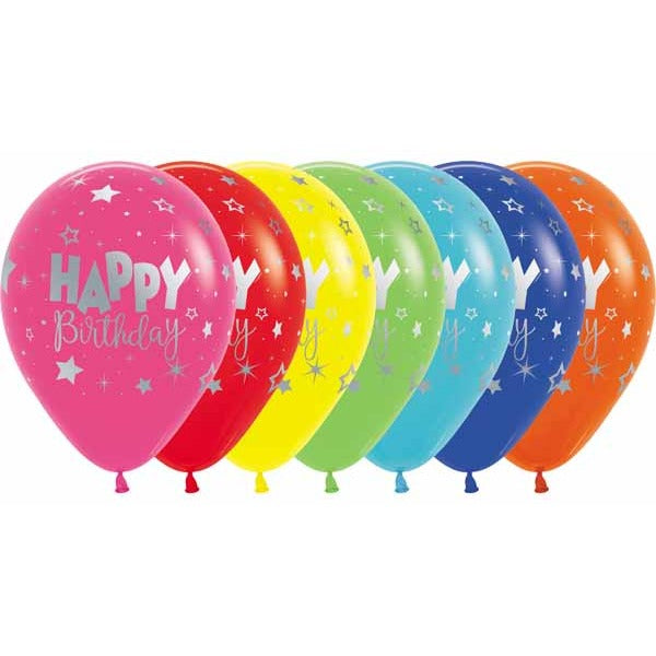 HBD FANTASY ASSORT 11" SEMPERTEX 50/BG