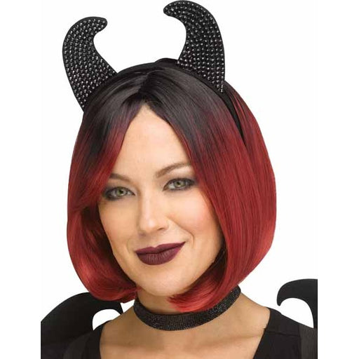 Black Bling Diva Headband, Adult Size