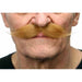 Light Brown Costume Moustache, 19 x 3 cm