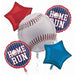 Baseball Foil Balloon Bouquet