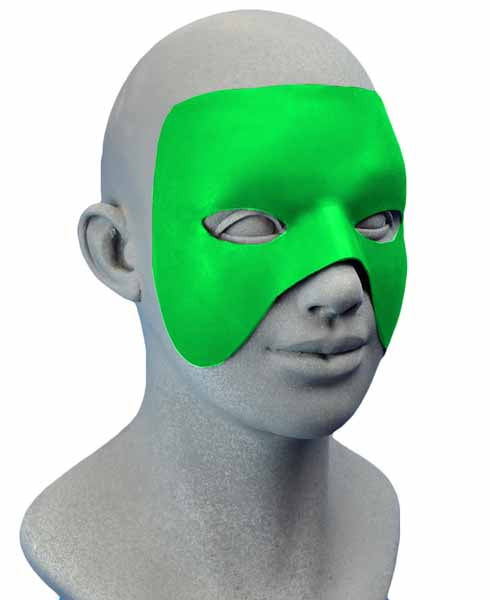 CUSTOMIZABLE MASK W/ SPIRIT GUM GREEN