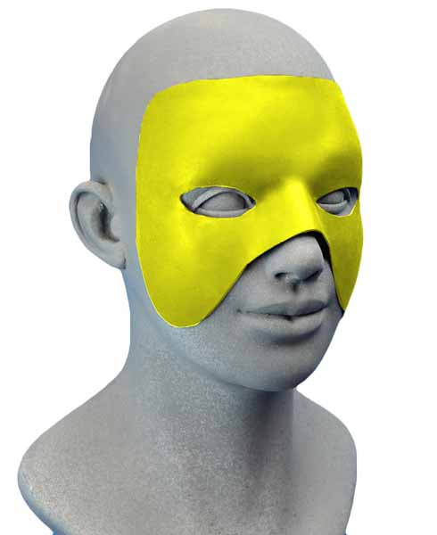 Cinema Secrets Yellow Customizable Hero Mask Kit