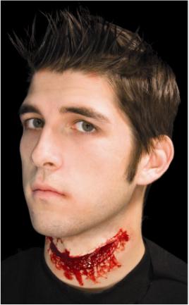 Cinema Secrets Woochie Slit Throat Latex Prosthetic