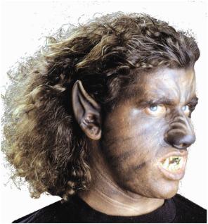 Woochie Werewolf Ear Tips Latex Prosthetic Pair