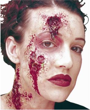 Woochie Oozing Wounds 3 Piece Latex Prosthetic Set