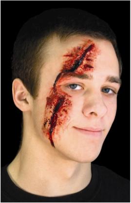 Woochie Slashed Eye Latex Prosthetic Appliance